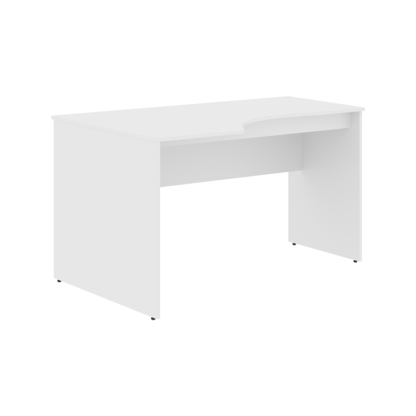 Каркас стола эргономичного SET140-1(L) Белый 1400х900х760 SIMPLE
