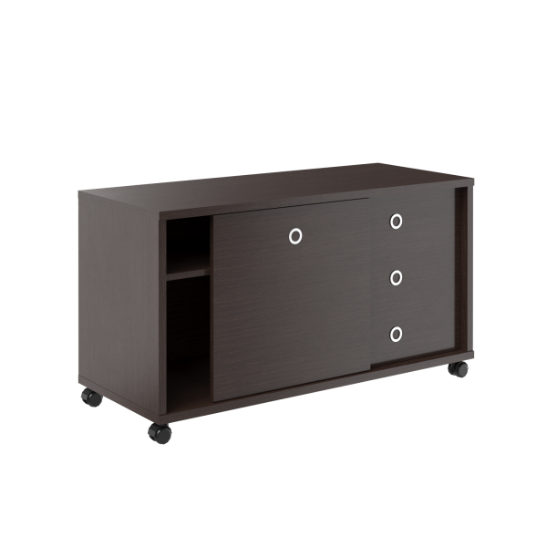 Тумба мобильная с дверью купе B 202.1A Венге Магия 1200х500х660 BORN