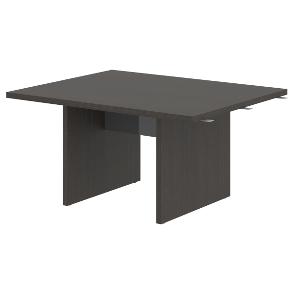 Стол переговорный 1500 составной СП-064-25-20 Дуб Мореный/Серый глянец 1500х1200х750 KANON