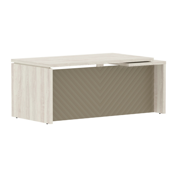 Стол руководителя TLCT 189(L) Сосна Эдмонт Z/Капучино 1800х900х750 TORR LUX