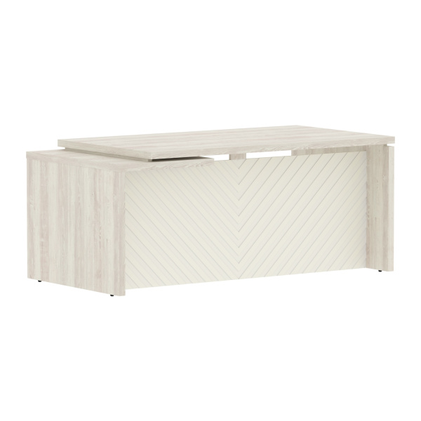 Стол руководителя TLCT 189(R) Сосна Эдмонт Z/Латте 1800х900х750 TORR LUX